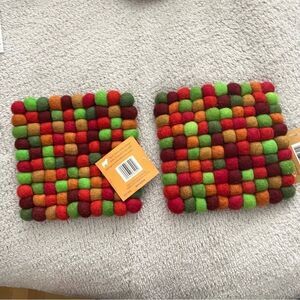 Felted Wool Trivets from Trader Joe’s